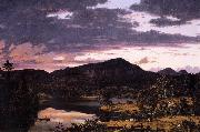 Frederic Edwin Church Lake Scene in Mount Desert Sweden oil painting artist